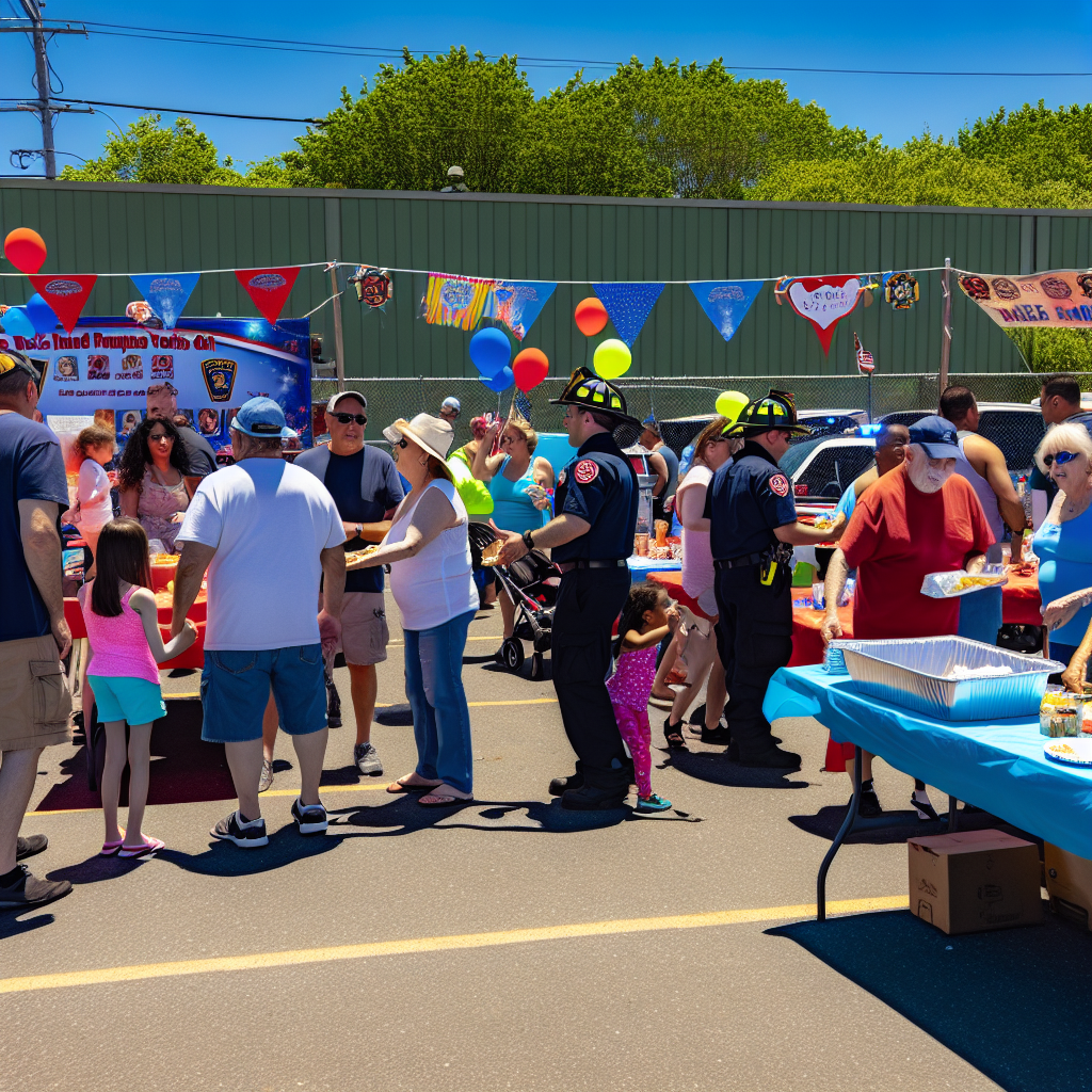 Community event honoring first responders