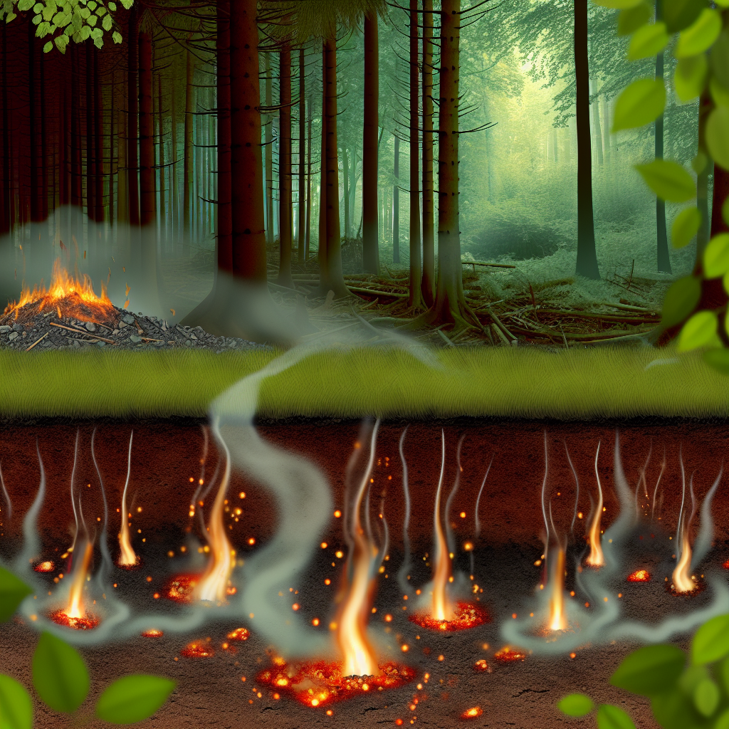 Zombie Fires Illustration
