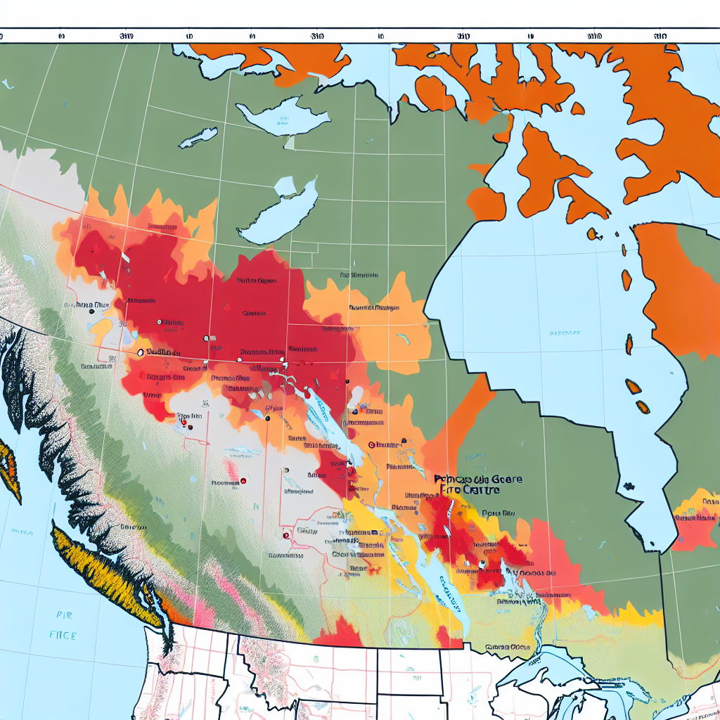 Zombie Fires Impact Map Canada