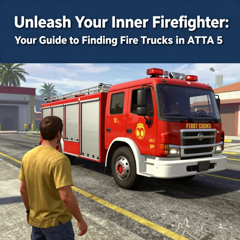 Requesting a fire truck through official means in GTA 5.
