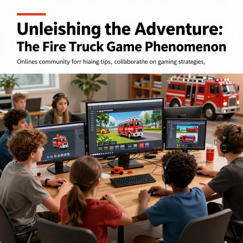 Experience the adrenaline of modern fire truck games with flying vehicles and dynamic emergencies.