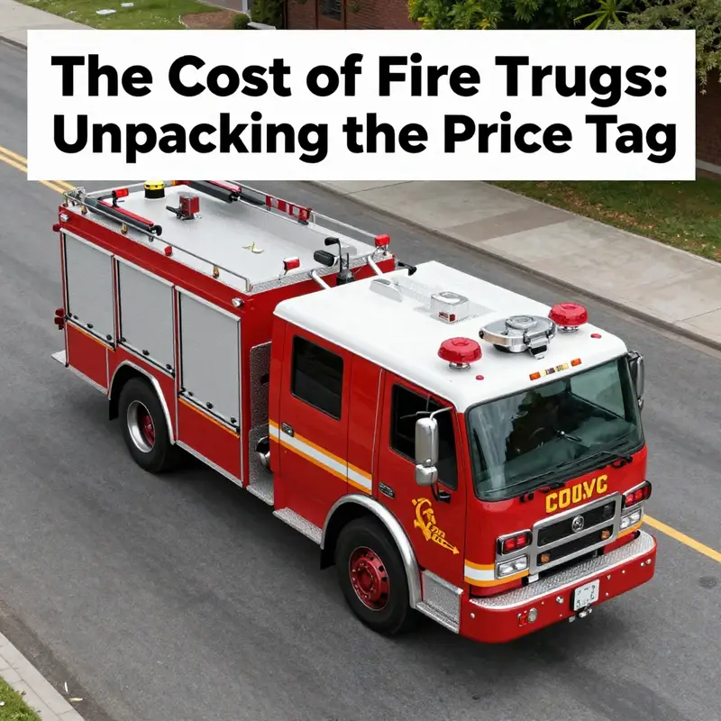 A fire truck in action, taken from an aerial view, highlighting its importance in firefighting.