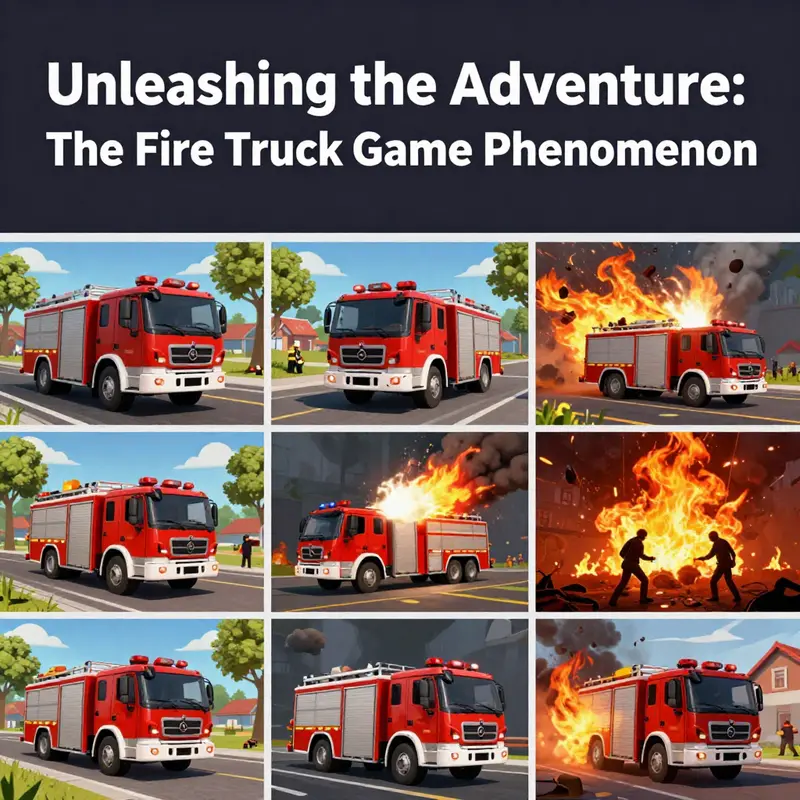 Experience the adrenaline of modern fire truck games with flying vehicles and dynamic emergencies.