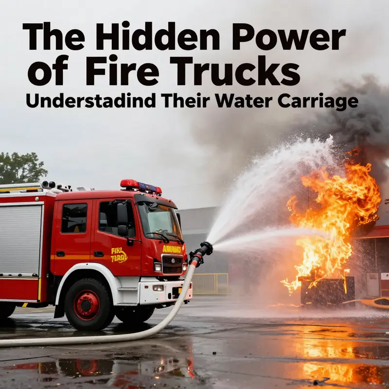 An overview of the essential water-carrying capabilities of fire trucks.