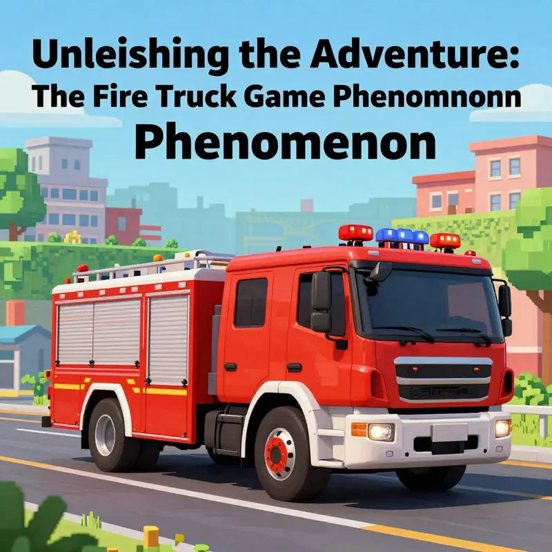 Experience the adrenaline of modern fire truck games with flying vehicles and dynamic emergencies.