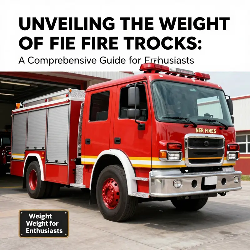 Understanding the specialized design and weight specifications of different fire trucks.