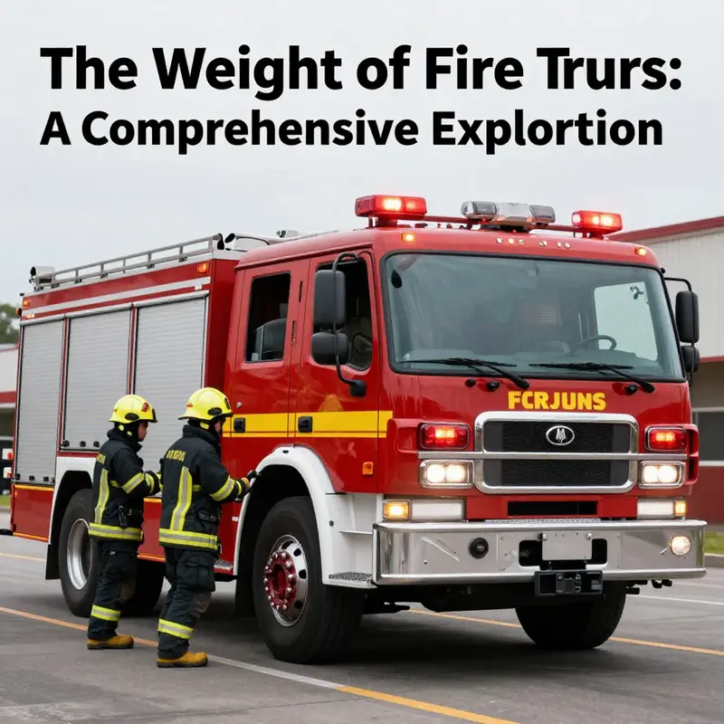 Fire truck with lights flashing responding to an emergency, capturing the urgency and importance of firefighting vehicles.
