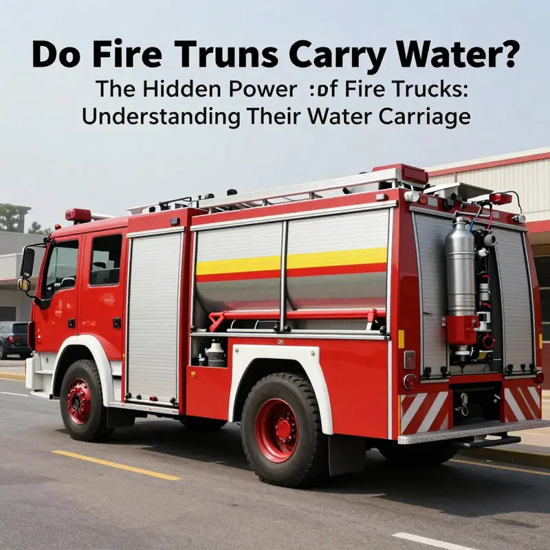 An overview of the essential water-carrying capabilities of fire trucks.