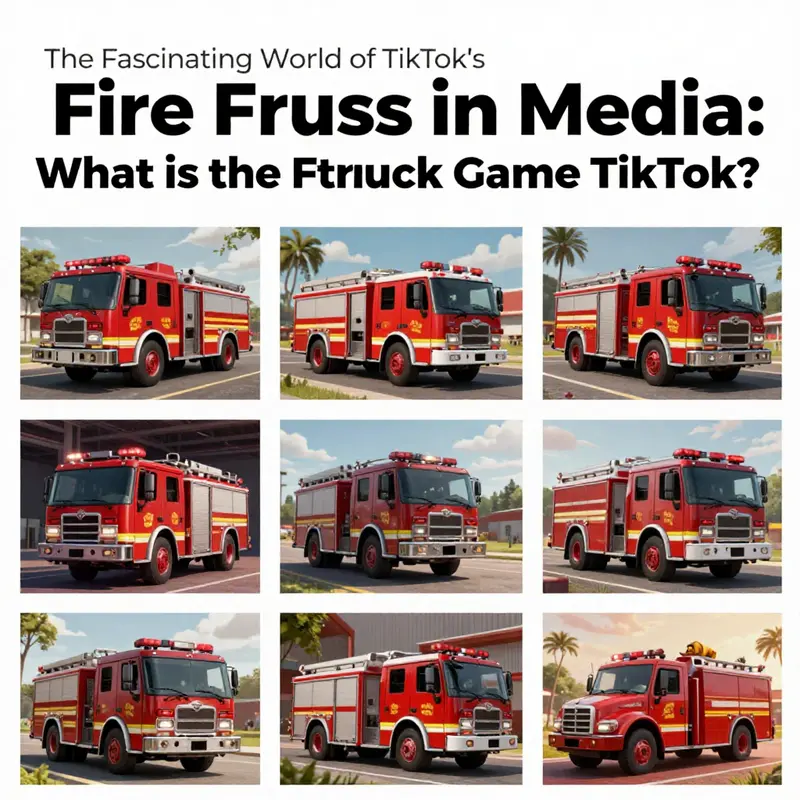 Children learn about fire trucks through engaging animations and playful interactions.