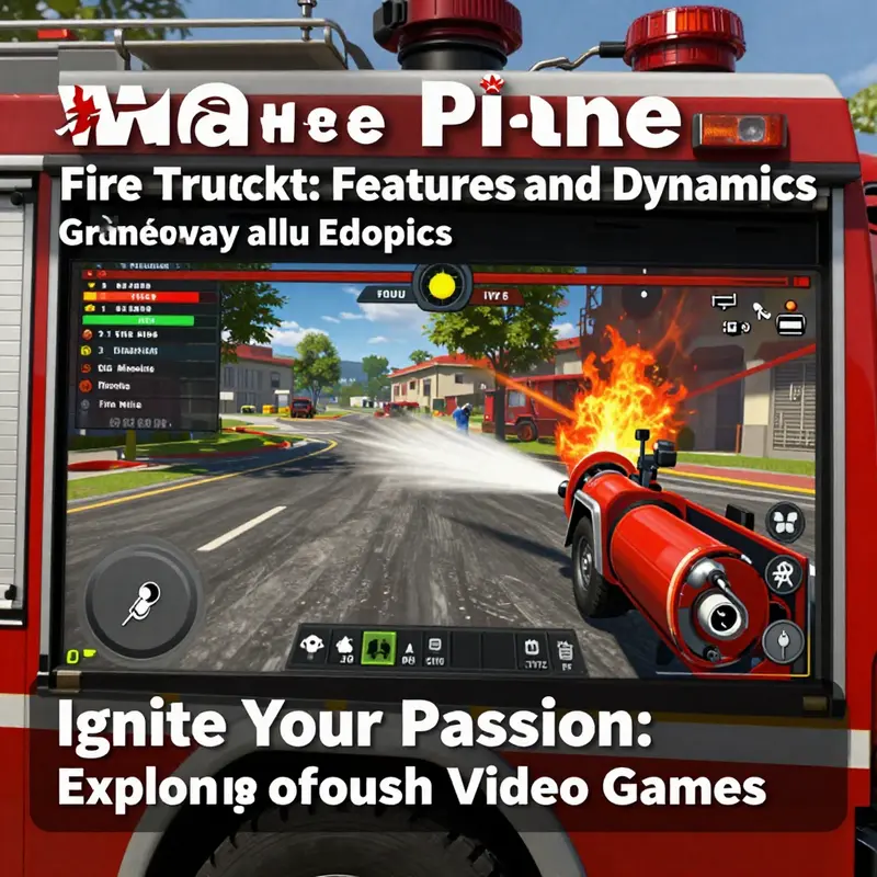 Futuristic firefighting: A flying fire truck saves the day.