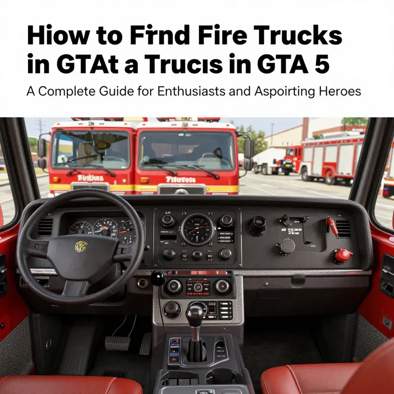 Player using the emergency services feature to request a fire truck.