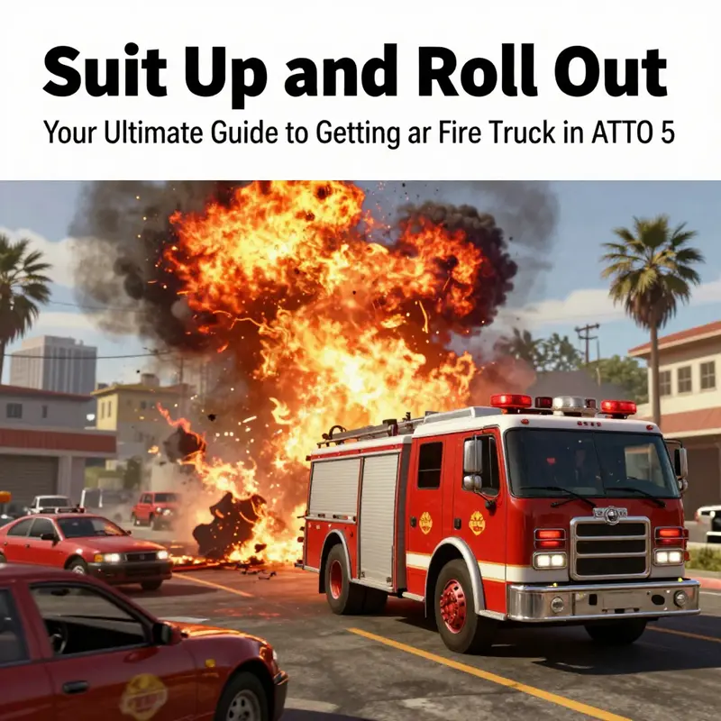 Calling the fire department in GTA 5 is the quickest way to get a fire truck at your location.