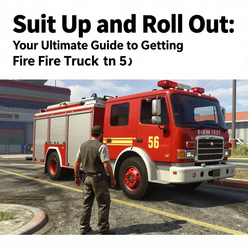 Calling the fire department in GTA 5 is the quickest way to get a fire truck at your location.