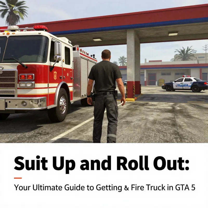 Calling the fire department in GTA 5 is the quickest way to get a fire truck at your location.