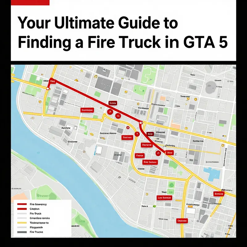 Using the in-game phone to summon a fire truck in GTA 5.