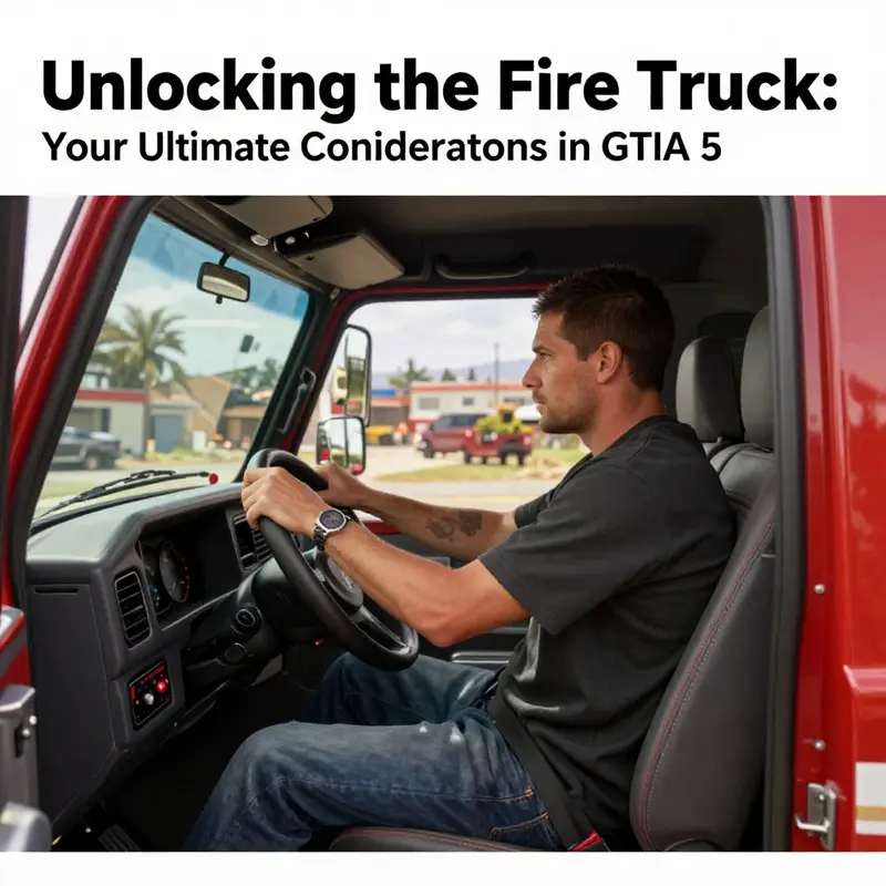 Calling emergency services in GTA 5 to request a fire truck.