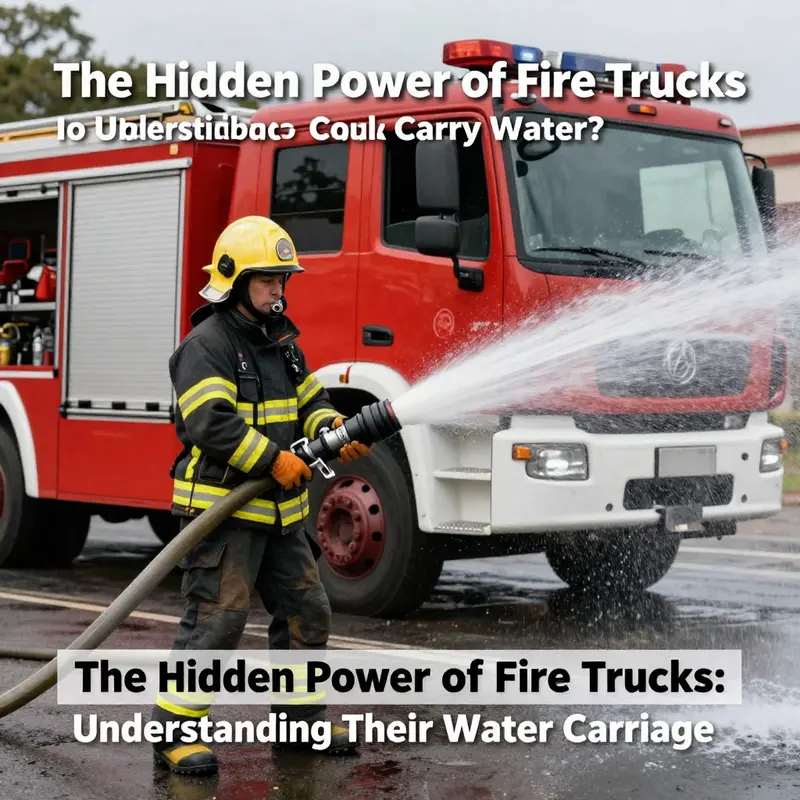 An overview of the essential water-carrying capabilities of fire trucks.