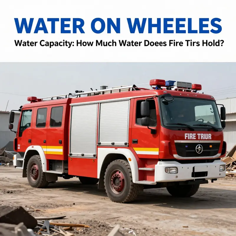 Small fire trucks are designed for quick response in tight spaces, carrying between 500 liters to 4 tons of water.
