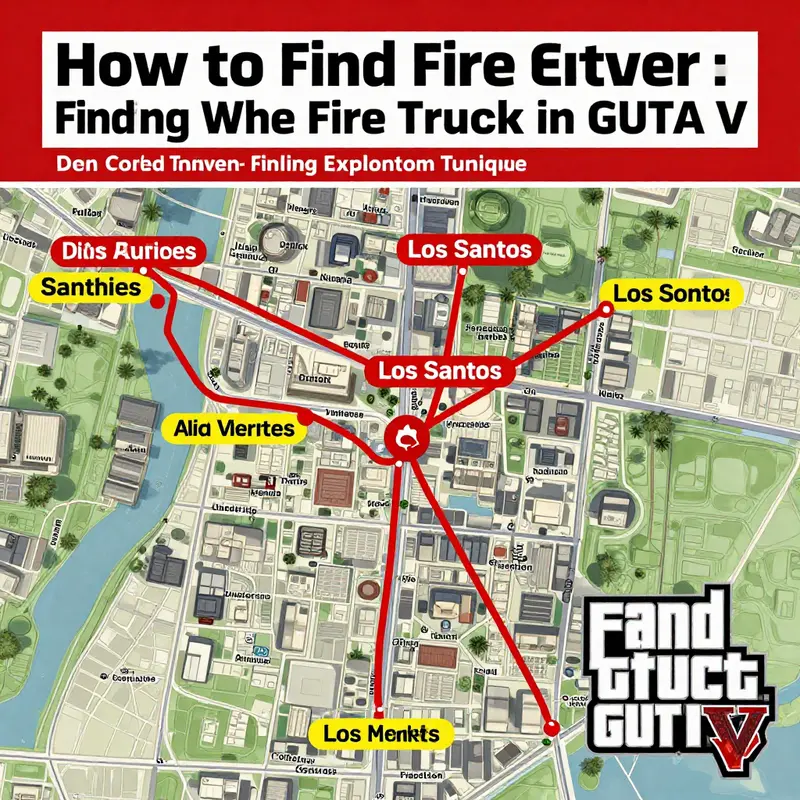 Requesting a fire truck through the Emergency Services menu in GTA V.