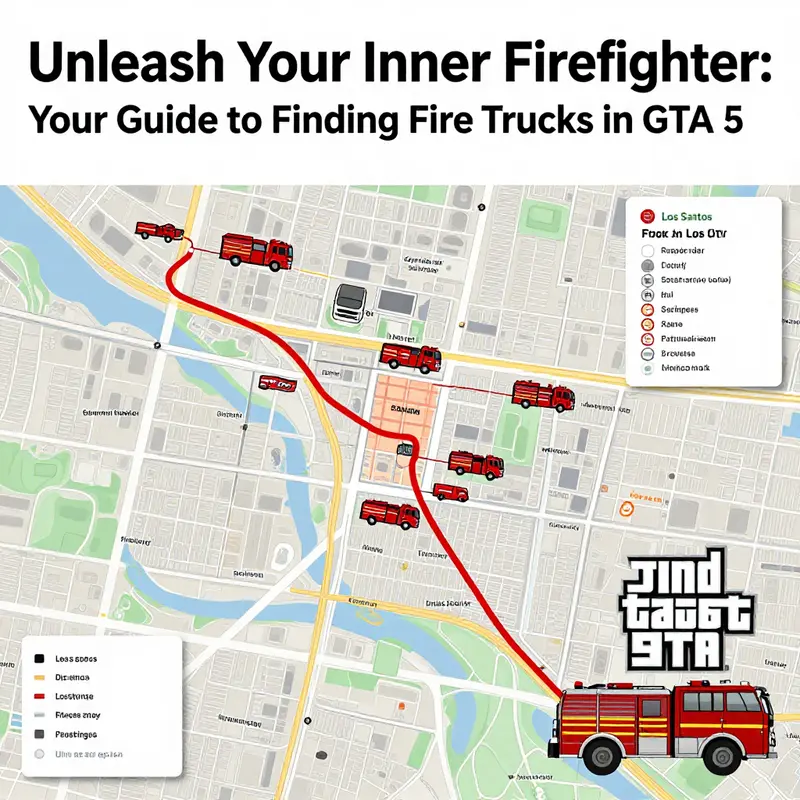Requesting a fire truck through official means in GTA 5.