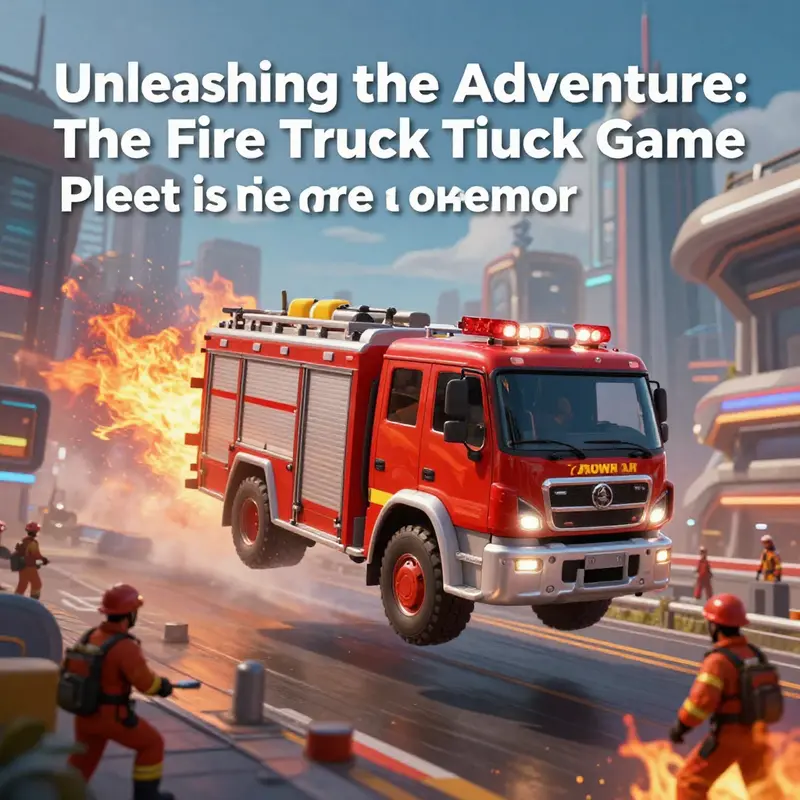 Experience the adrenaline of modern fire truck games with flying vehicles and dynamic emergencies.