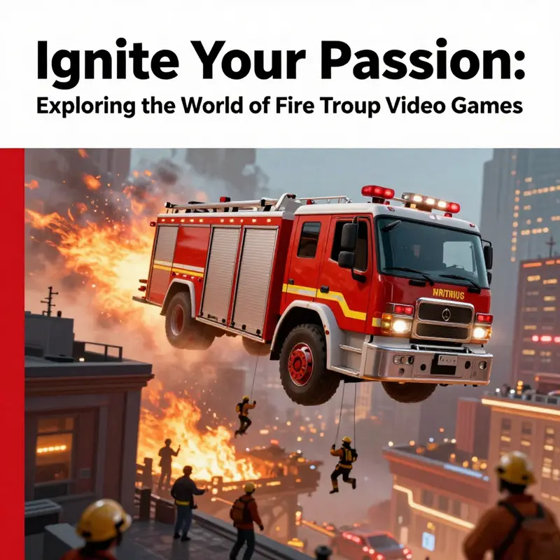 Futuristic firefighting: A flying fire truck saves the day.