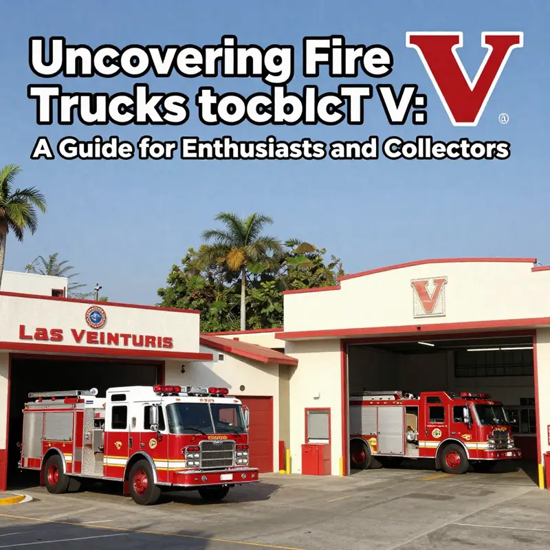 A fire station in Los Santos, a prime location for finding fire trucks in GTA 5.