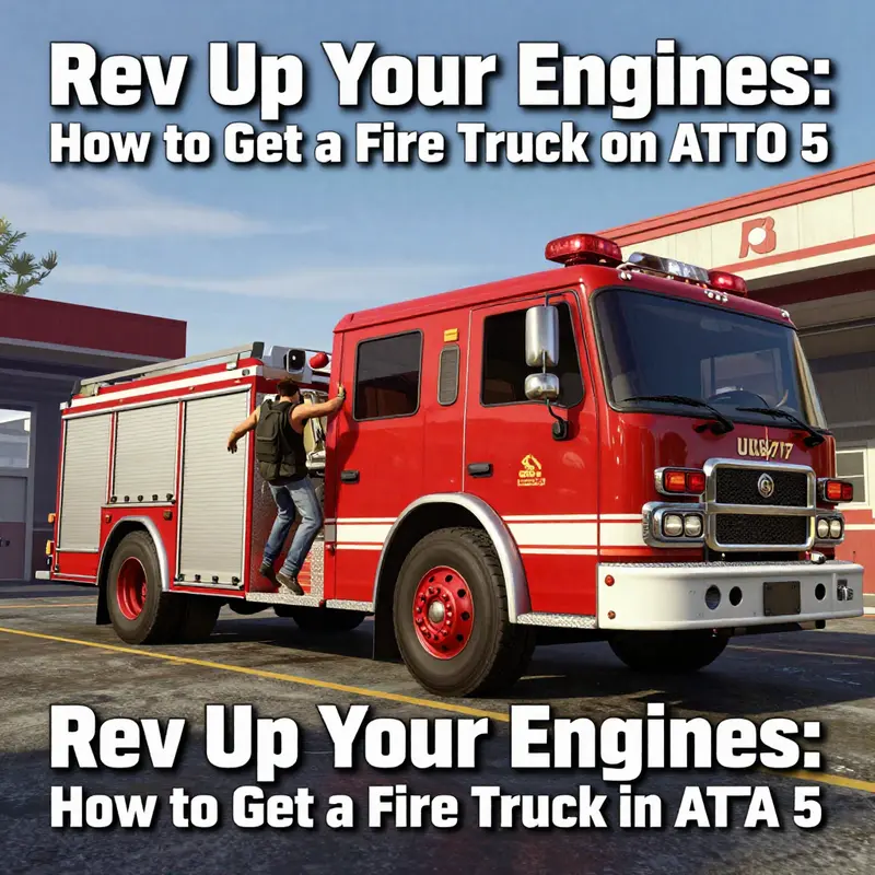 Calling 911 in GTA 5 to request a fire truck.