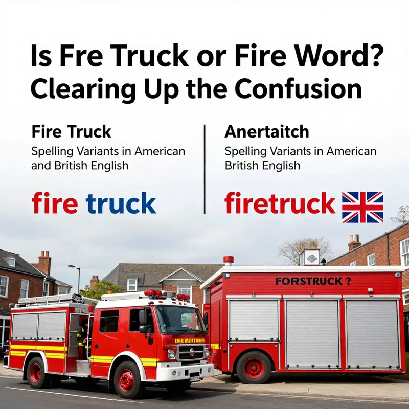 A visual representation of the separation and definitions of ‘fire’ and ‘truck’.