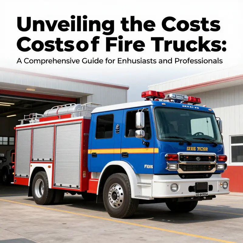 A standard fire truck ready for action, highlighting basic specifications.