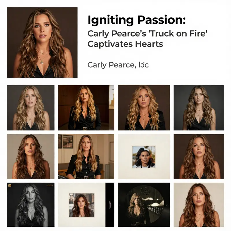 Carly Pearce captivates audiences with her heartfelt performance.