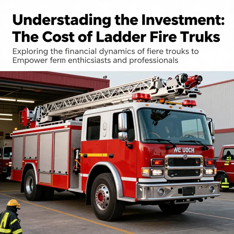 A newly equipped ladder fire truck in a fire station, illustrating the modern standards of firefighting equipment.