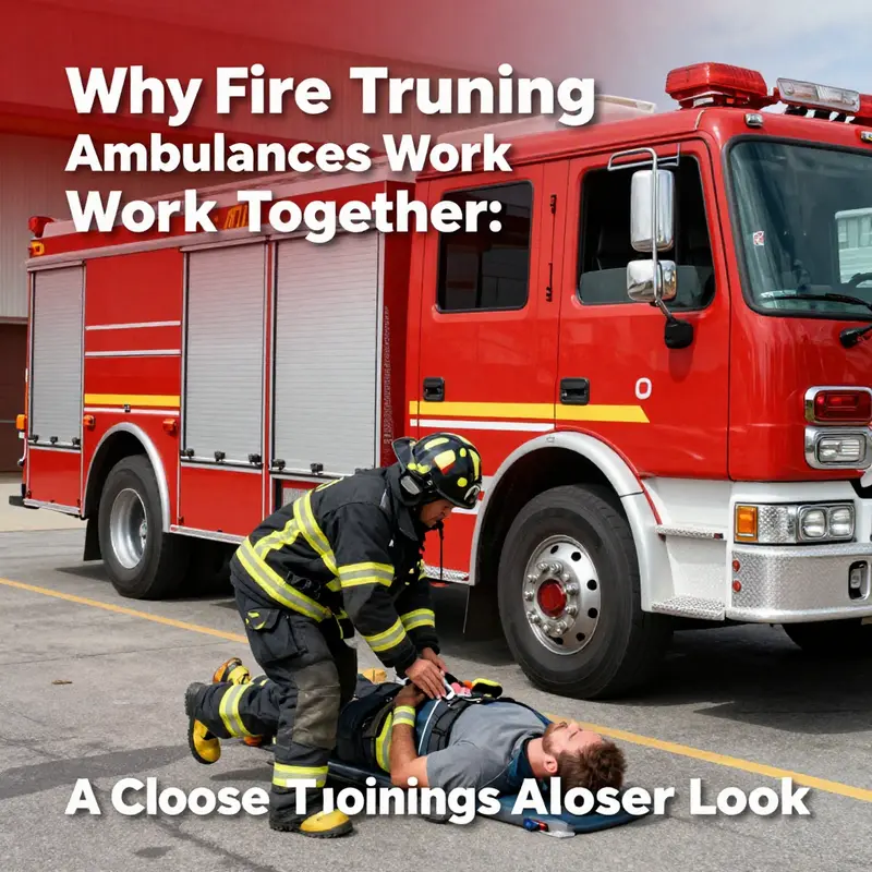 Fire trucks enhance ambulance services by providing vital support during emergencies.
