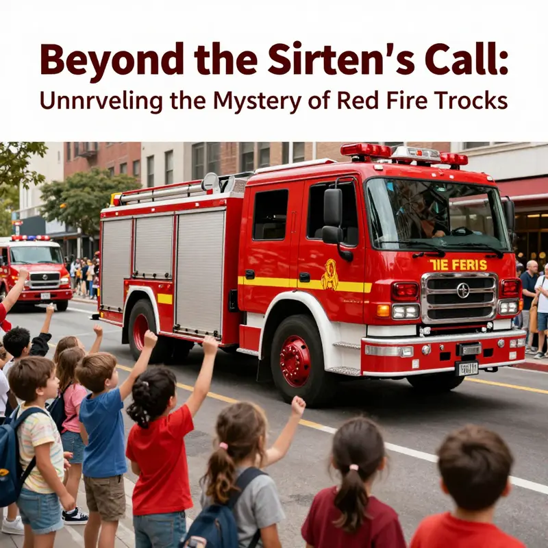 Siri’s witty take on why fire trucks are red adds a playful layer to the discussion.