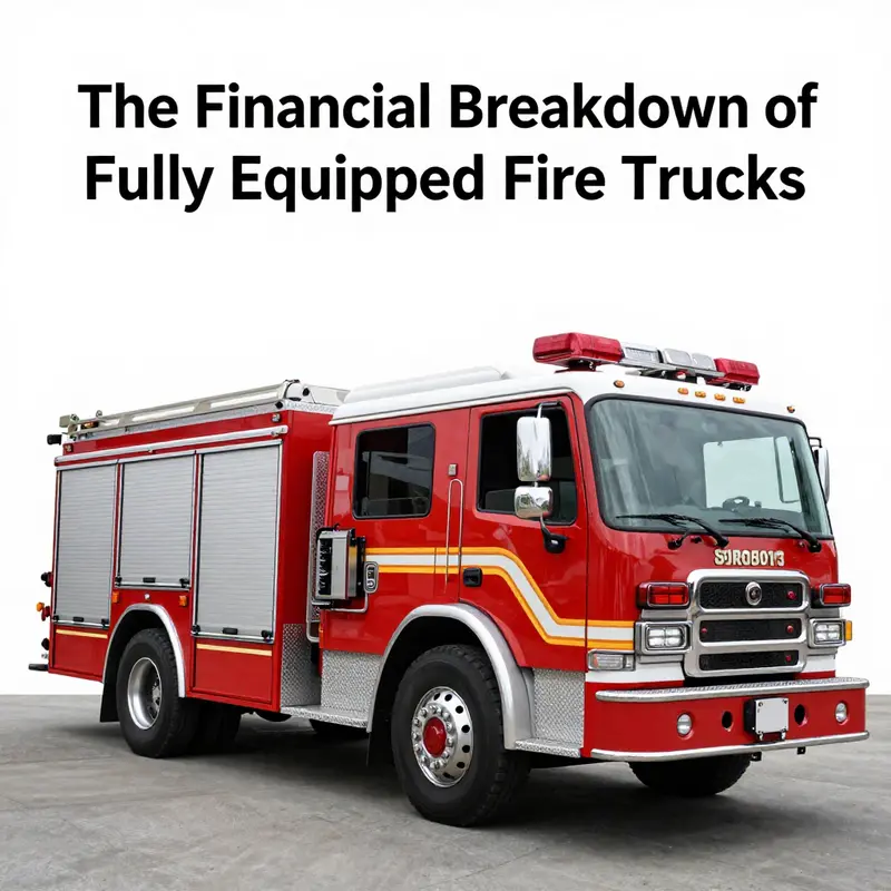 A standard pumper fire truck equipped for essential firefighting operations.