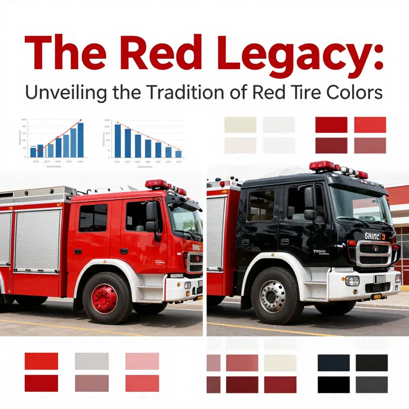An early fire truck exemplifying the historic choice of red as a distinguishing color for emergency services.