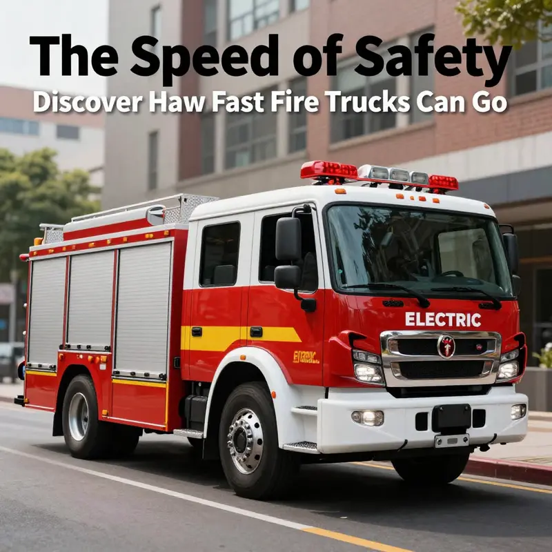 A fire truck racing to an emergency, showcasing its critical speed during urgent response.