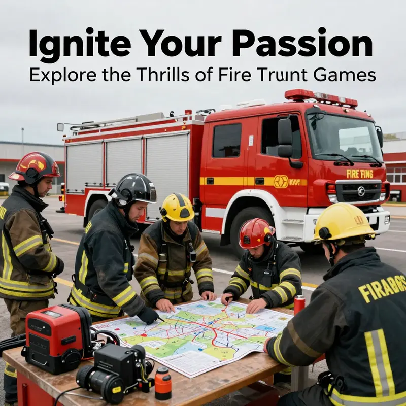 Experience the thrill of maneuvering a fire truck through urban landscapes in fire truck games.