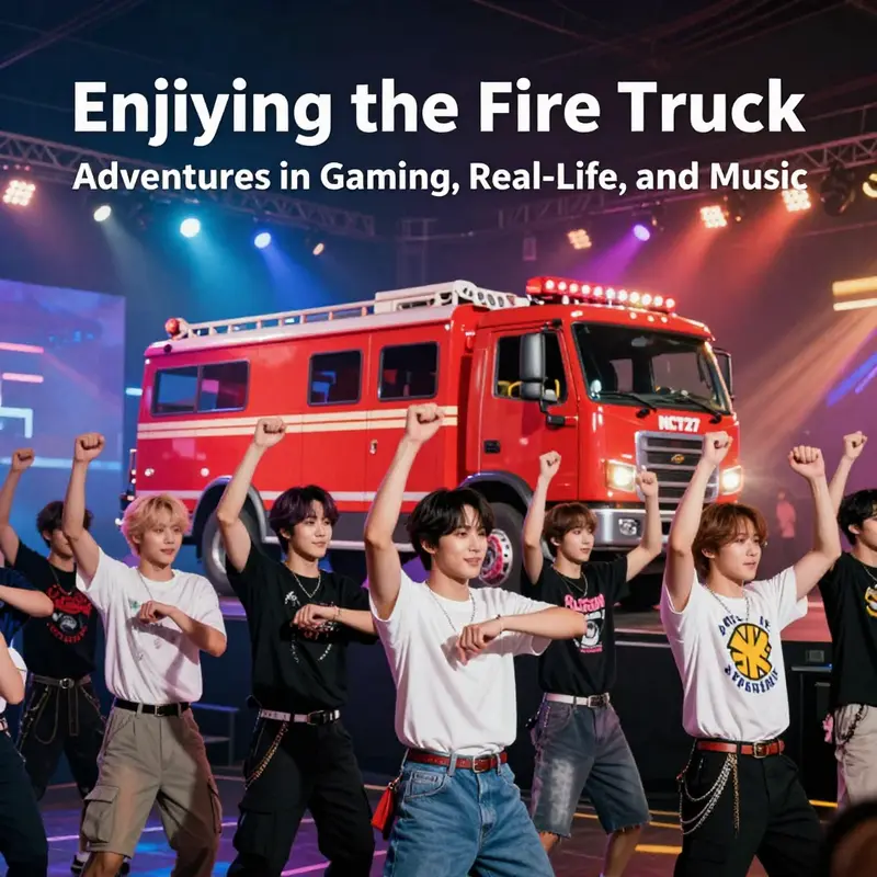 Experience action and excitement in the Fire Truck video game!