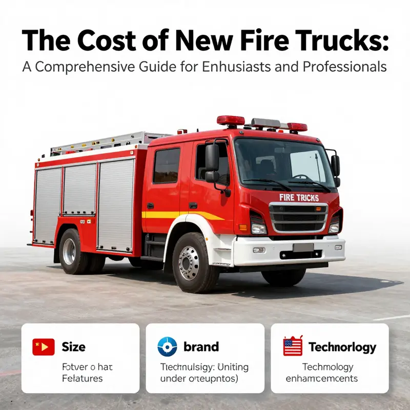 A visual representation of the price variability in new fire trucks, highlighting different sizes and configurations.