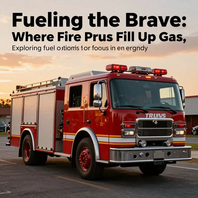 A fire truck ready for action at sunset, symbolizing the preparedness and commitment of firefighting heroes.