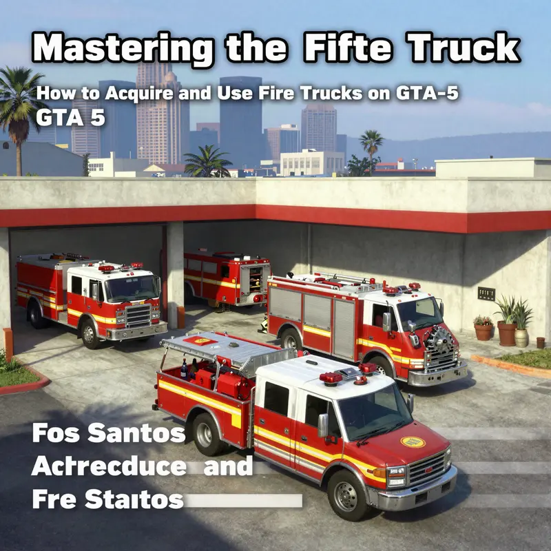 Calling emergency services for a fire truck in GTA 5.