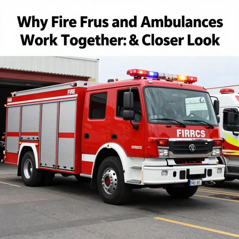 Fire trucks enhance ambulance services by providing vital support during emergencies.