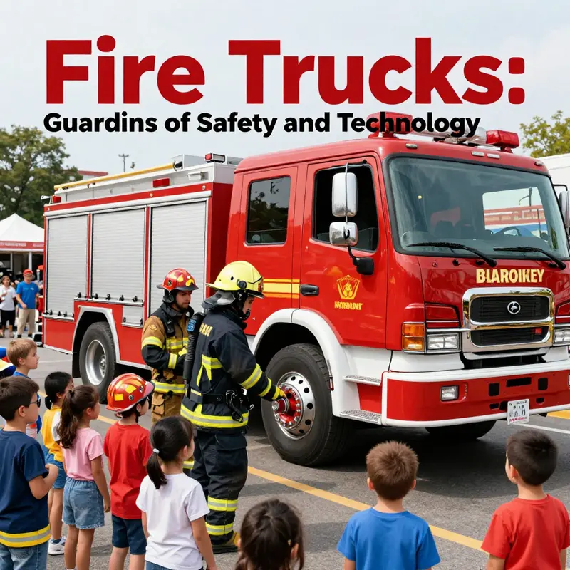 A high-tech fire truck dashboard with advanced firefighting technology.