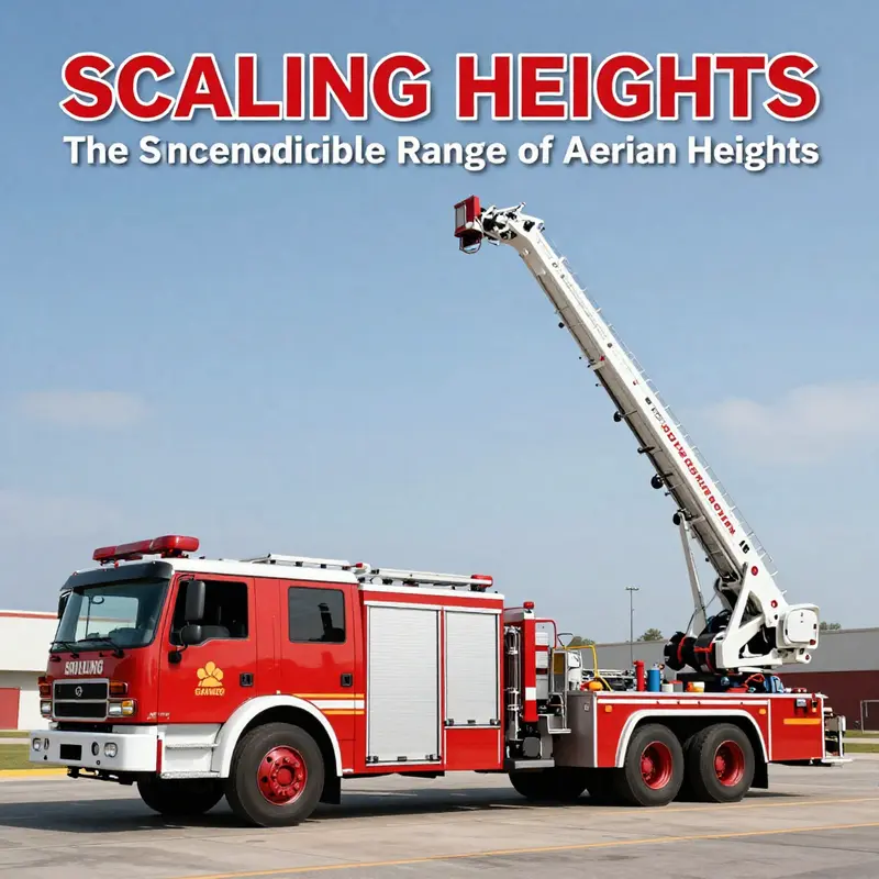 Standard fire trucks display height variations, crucial for urban navigation.