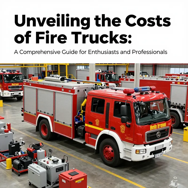 A standard fire truck ready for action, highlighting basic specifications.