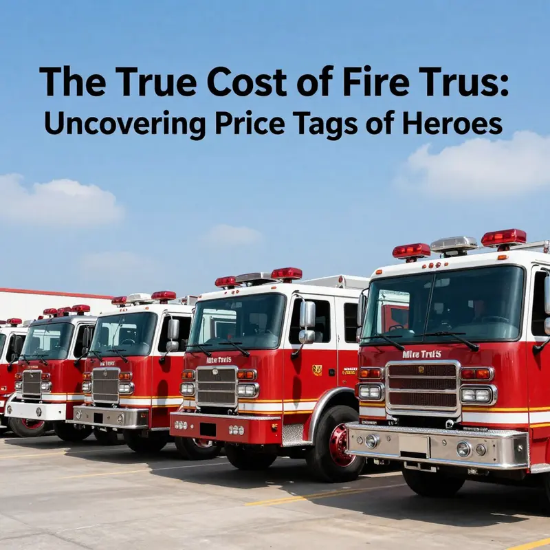 A collection of diverse fire trucks parked at a fire department, demonstrating the significance and variety of firefighting vehicles.