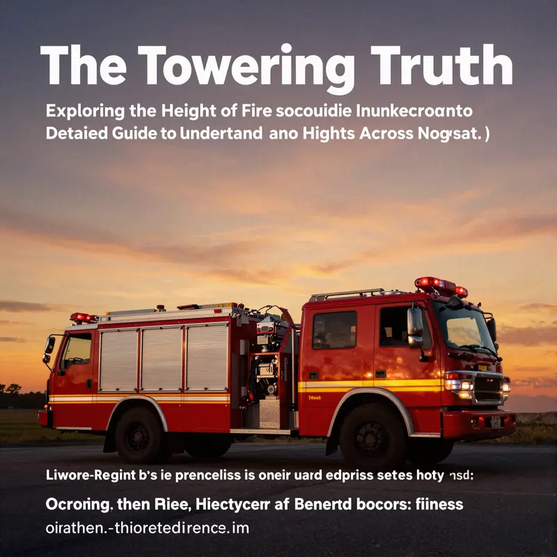 Silhouette of a fire truck against a sunset, illustrating the essential function of fire trucks in emergencies.