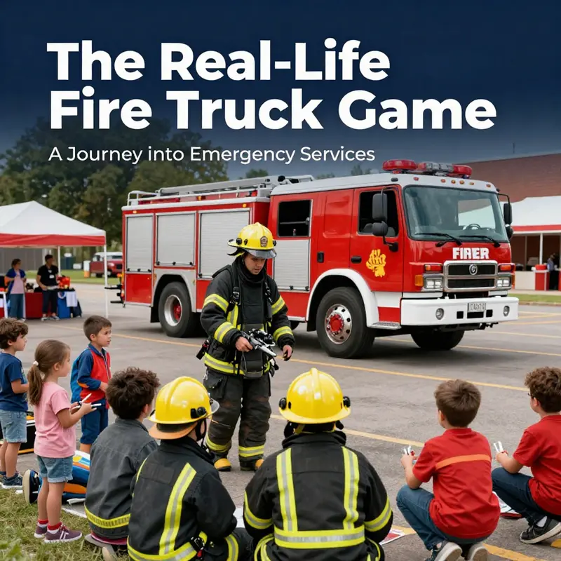 Firefighters respond quickly to an emergency, showcasing the vital role of fire trucks in public safety.