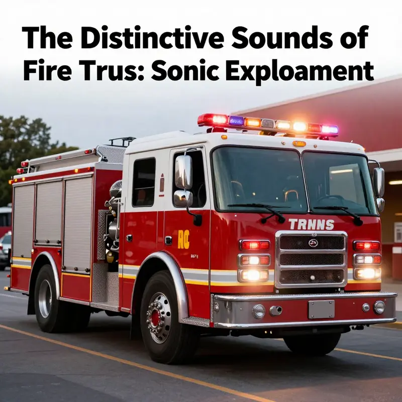 Fire truck racing down the street with sirens and lights on, representing emergency response activity.